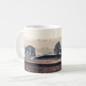 Landschap Foggy Fields Koffiemok (Voorkant links)