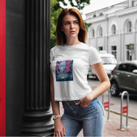 Landschap Forest Fantasy T-shirt