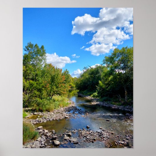 Landschap Foto 176 River Poster (Voorkant)
