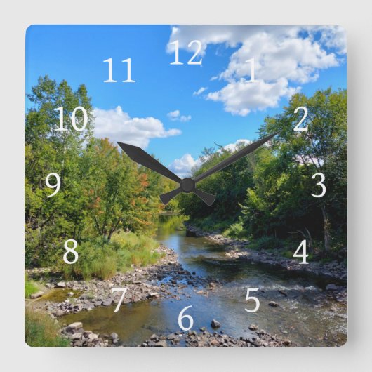 Landschap Foto 176, rivier Vierkante Klok (Voorkant)