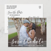 Landschap Foto Weddenschap Save the Date Briefkaar Briefkaart (Voorkant / Achterkant)