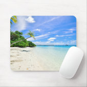 Landschap Fotografie van bomen op de Shoreline Muismat (Met muis)