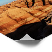 Landschap Fotografie van het nationale park Badlan Poster (Hoek)