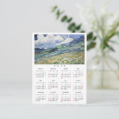 Landschap Frankrijk Vincent van Gogh 2025 Kalender Feestdagenkaart (Staand voorkant)