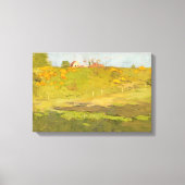 Landschap Frans (door Georg Pauli) Canvas Afdruk (Voorkant)