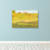 Landschap Frans (door Georg Pauli) Canvas Afdruk (Insitu (Houten vloer))