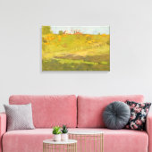 Landschap Frans (door Georg Pauli) Canvas Afdruk (Insitu (Woonkamer))