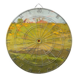 Landschap Frans (door Georg Pauli) Dartbord