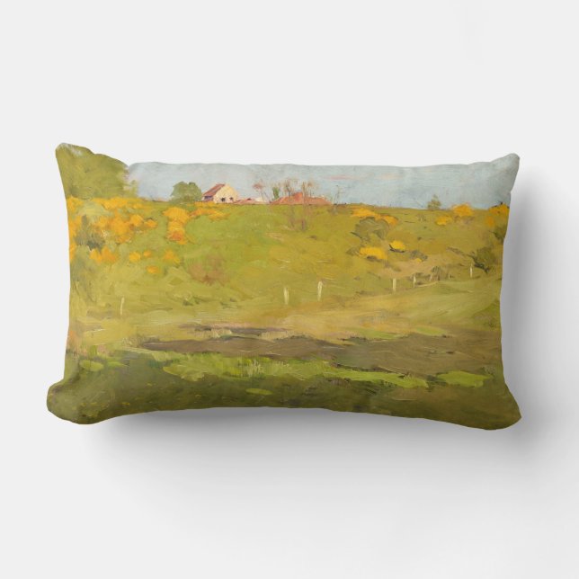 Landschap Frans (door Georg Pauli) Kussen (Voorkant)