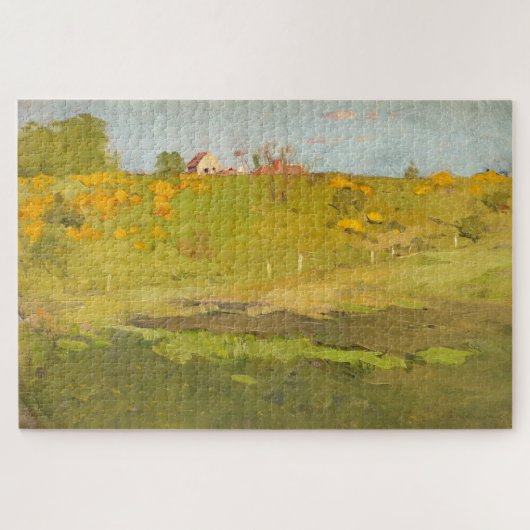Landschap Frans (door Georg Pauli) Legpuzzel (Horizontaal)