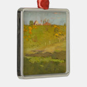 Landschap Frans (door Georg Pauli) Metalen Ornament (Rechts)