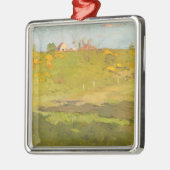 Landschap Frans (door Georg Pauli) Metalen Ornament (Links)