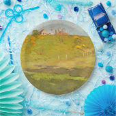 Landschap Frans (door Georg Pauli) Papieren Bordje (Feest)