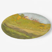 Landschap Frans (door Georg Pauli) Papieren Bordje (Gekanteld)