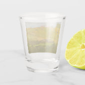 Landschap Frans (door Georg Pauli) Shot Glas (Achterkant)