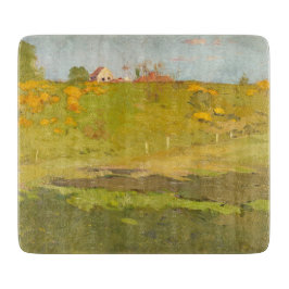 Landschap Frans (door Georg Pauli) Snijplank