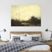 Landschap, Frans Helfferich, 1890 - 1920 Canvas Afdruk (Insitu (Slaapkamer))