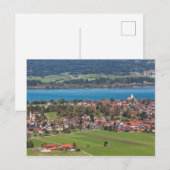 Landschap Fussen Town Briefkaart (Voorkant / Achterkant)