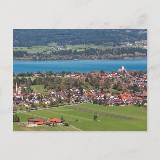 Landschap Fussen Town Briefkaart (Voorkant)