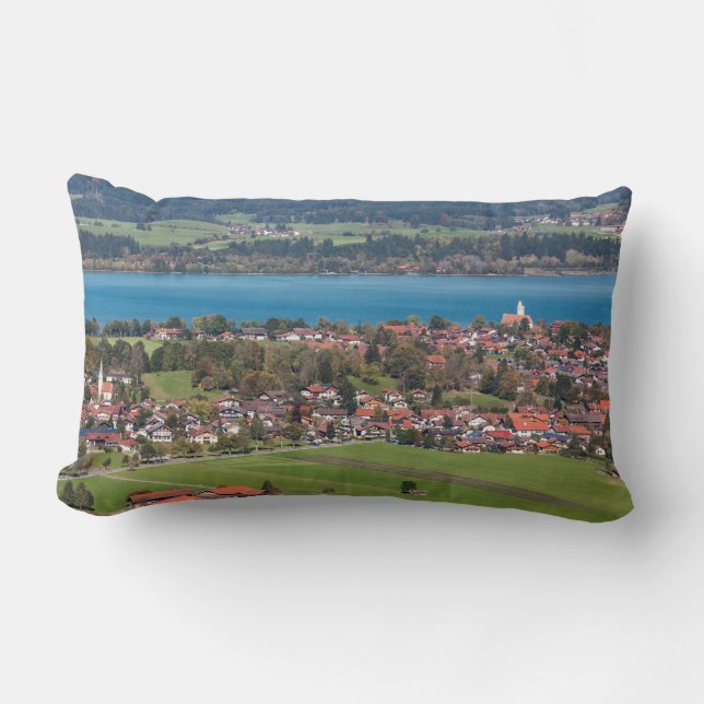 Landschap Fussen Town Kussen (Voorkant)