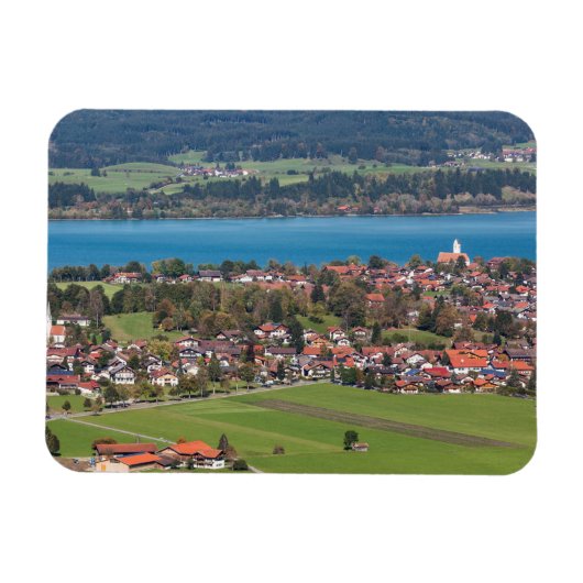 Landschap Fussen Town Magneet (Horizontaal)