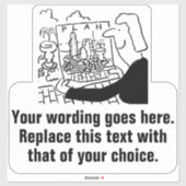 Landschap Gardening Promotie Sticker (Vel)