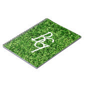 Landschap Gardner Groen Grass Initialen Notitieboek (Linkerzijde)