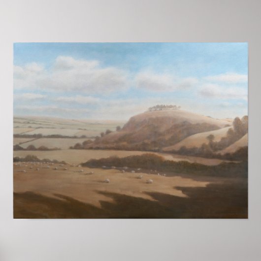 Landschap Gloucestershire 2012 Poster (Voorkant)