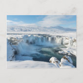 Landschap Godafoss Waterfall Briefkaart (Voorkant)