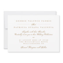 Landschap Gold Caramel Formele kalligrafie Elegant