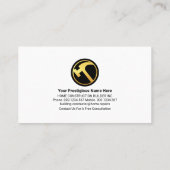 Landschap Golden Hammer Timber Visitekaartje (Achterkant)