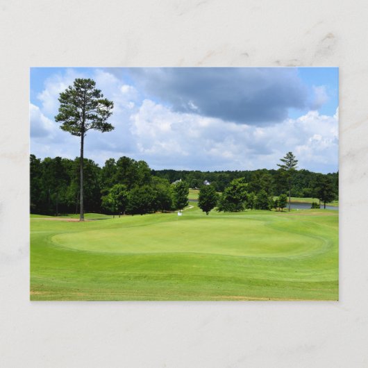 Landschap Golf Course Briefkaart (Voorkant)