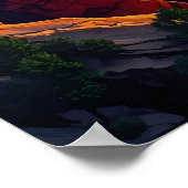 Landschap Grand Canyon Poster (Hoek)