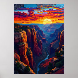 Landschap Grand Canyon Poster