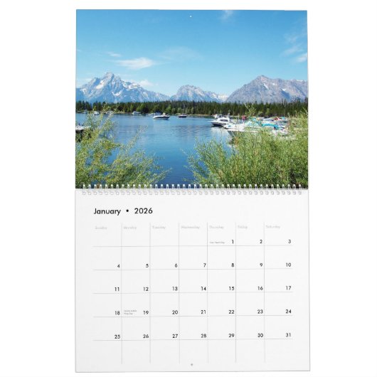 Landschap Grand Teton Kalender (Jan 2026)