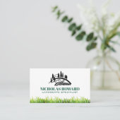 Landschap | Gras Bomen Landschap Visitekaartje (Staand voorkant)