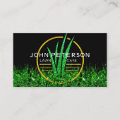 Landschap gras Logo zwart Visitekaartje (Voorkant)