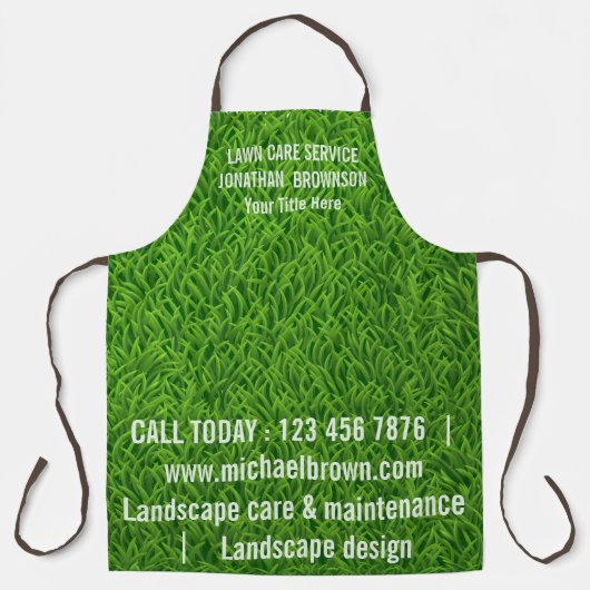 Landschap grass Texture Lawn Mower Maid Schort (Voorkant)