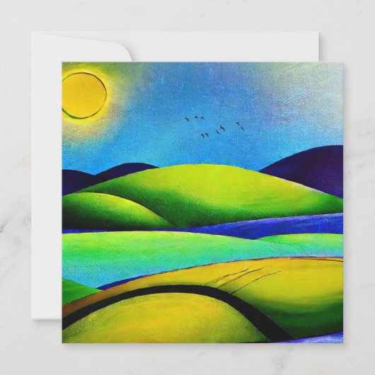 Landschap Green Hills (Voorkant)