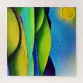 Landschap Green Hills Legpuzzel (Horizontaal)