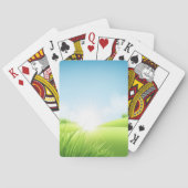 Landschap Green Hills Pokerkaarten (Achterkant)