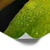 Landschap Green Hills Poster (Hoek)