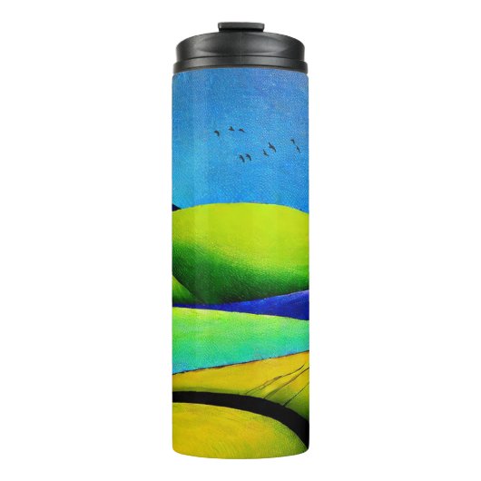 Landschap Green Hills Thermosbeker (Voorkant)