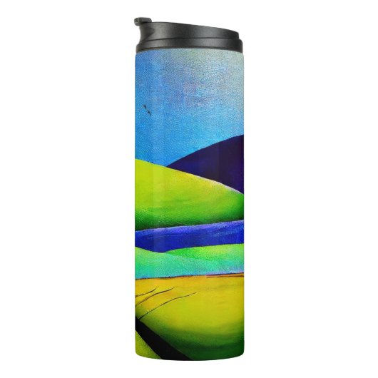 Landschap Green Hills Thermosbeker (Geroteerd rechts)