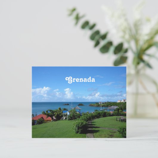 Landschap Grenada Briefkaart (Staand voorkant)
