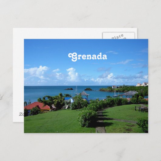Landschap Grenada Briefkaart (Voorkant / Achterkant)