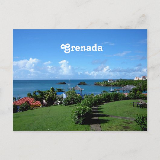 Landschap Grenada Briefkaart (Voorkant)