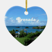 Landschap Grenada Keramisch Ornament (Voorkant)