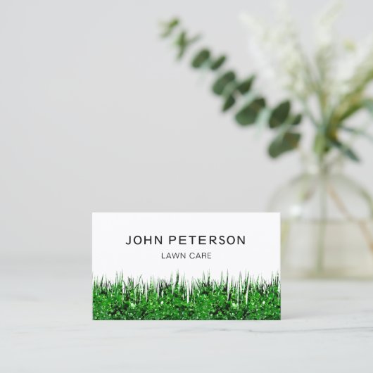 Landschap Groen Wit Visitekaartje (Staand voorkant)