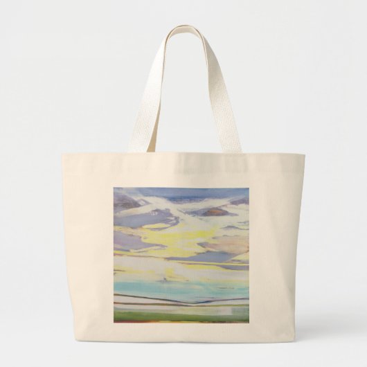 Landschap Grote Tote Bag (Voorkant)
